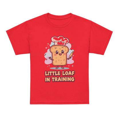 Little Loaf in Training V4 | Youth t-shirt Red Apparel > Kids' T-Shirts ZomaModa