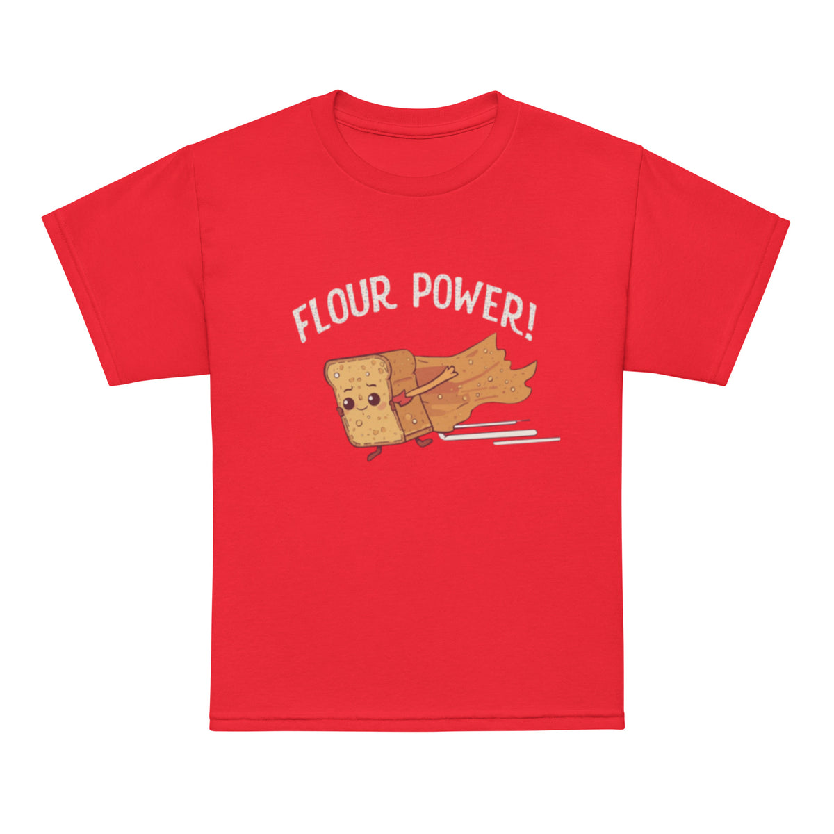 Flour Power V2 | Youth t-shirt Red Apparel > Kids' T-Shirts ZomaModa
