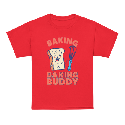 Baking Buddy V3 | Youth t-shirt Red Apparel > Kids' T-Shirts ZomaModa