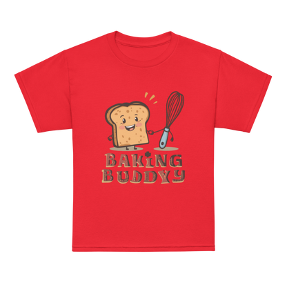 Baking Buddy V4 | Youth t-shirt Red Apparel > Kids' T-Shirts ZomaModa
