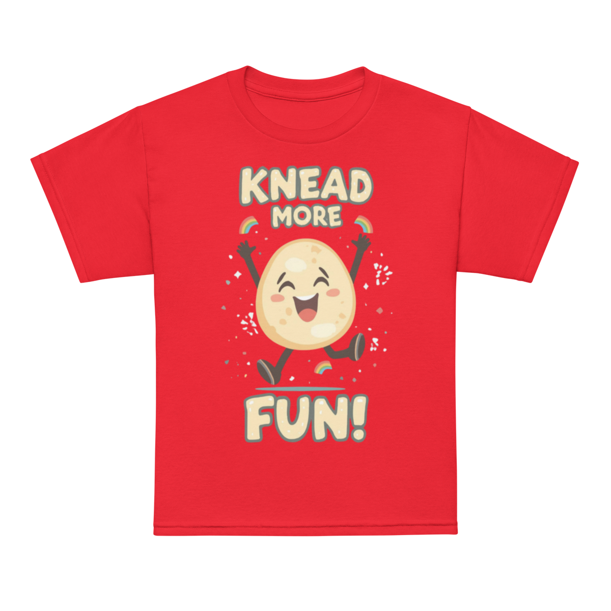 Knead More Fun V3 | Youth t-shirt Red Apparel > Kids' T-Shirts ZomaModa
