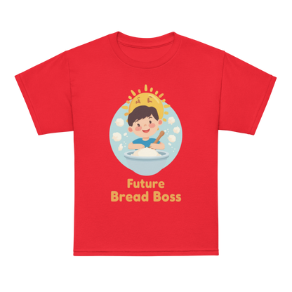 Future Bread Boss V3 | Youth t-shirt Red Apparel > Kids' T-Shirts ZomaModa