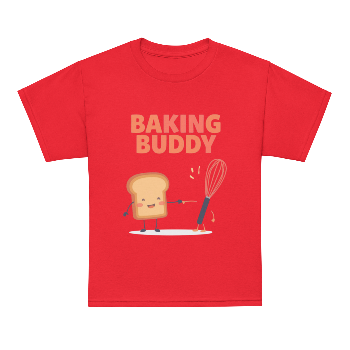 Baking Buddy V5 | Youth t-shirt Red Apparel > Kids' T-Shirts ZomaModa