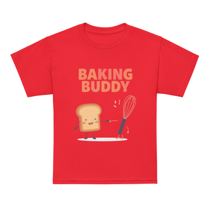 Baking Buddy V5 | Youth t-shirt Red Apparel > Kids' T-Shirts ZomaModa