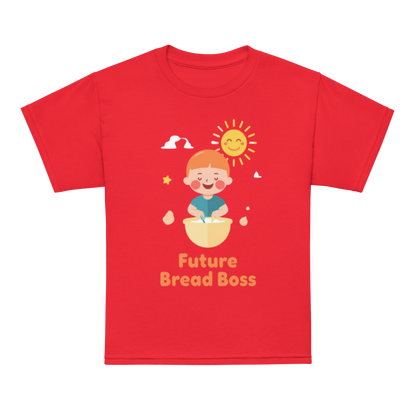Future Bread Boss V4 | Youth t-shirt Red Apparel > Kids' T-Shirts ZomaModa