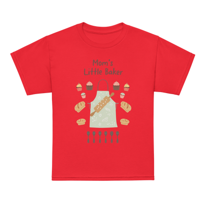 Mom’s Little Baker V5 | Youth t-shirt Red Apparel > Kids' T-Shirts ZomaModa