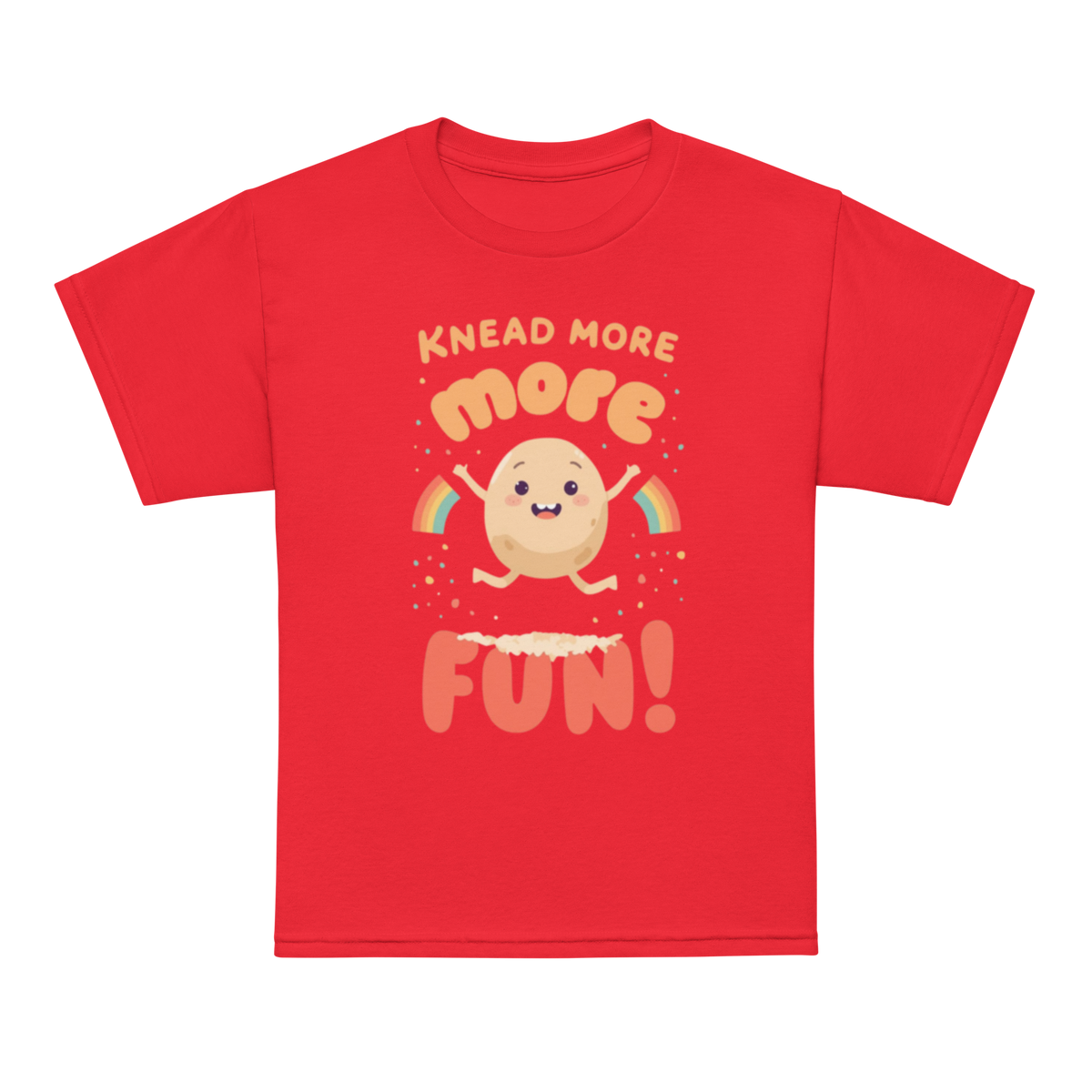 Knead More Fun V5 | Youth t-shirt Red Apparel > Kids' T-Shirts ZomaModa