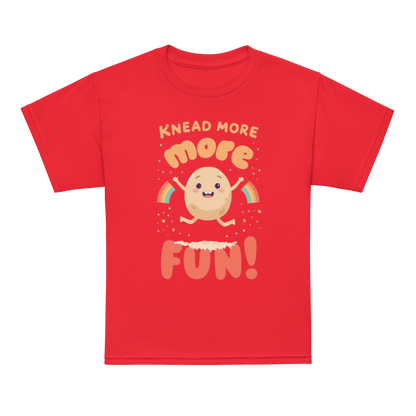 Knead More Fun V5 | Youth t-shirt Red Apparel > Kids' T-Shirts ZomaModa