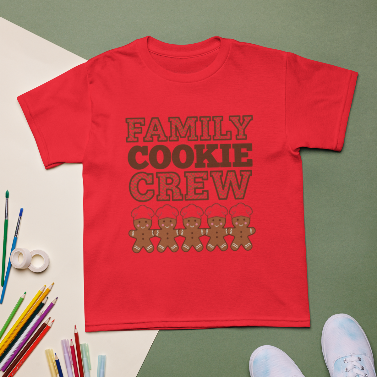Family Cookie Crew V1 | Kids T-Shirt Apparel > Kids' T-Shirts ZomaModa
