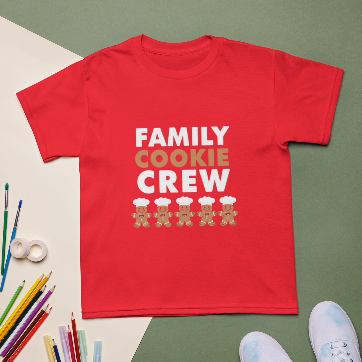 Family Cookie Crew V2 | Kids T-Shirt Apparel > Kids' T-Shirts ZomaModa