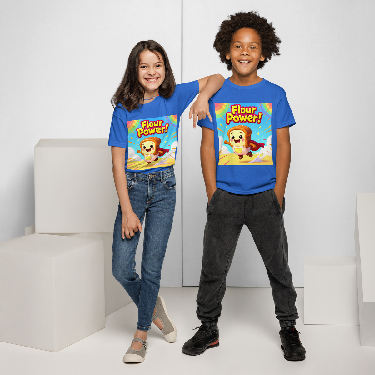 Flour Power V1 | Youth t-shirt Apparel > Kids' T-Shirts ZomaModa