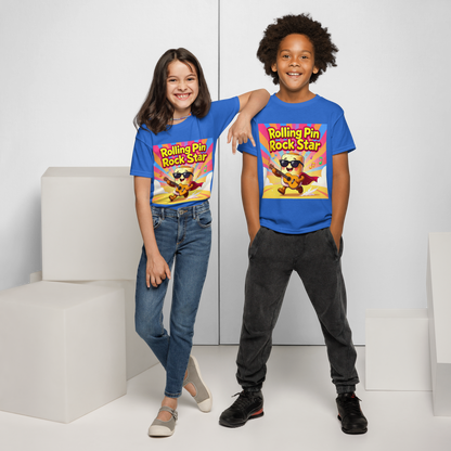 Rolling Pin Rock Star V1 | Youth t-shirt Apparel > Kids' T-Shirts ZomaModa