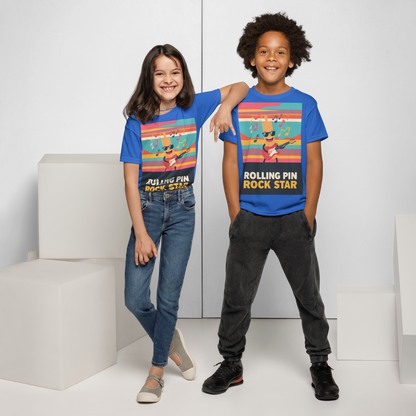 Rolling Pin Rock Star V3 | Youth t-shirt Apparel > Kids' T-Shirts ZomaModa