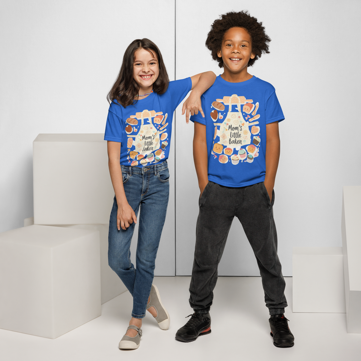 Mom’s Little Baker V2 | Youth t-shirt Apparel > Kids' T-Shirts ZomaModa