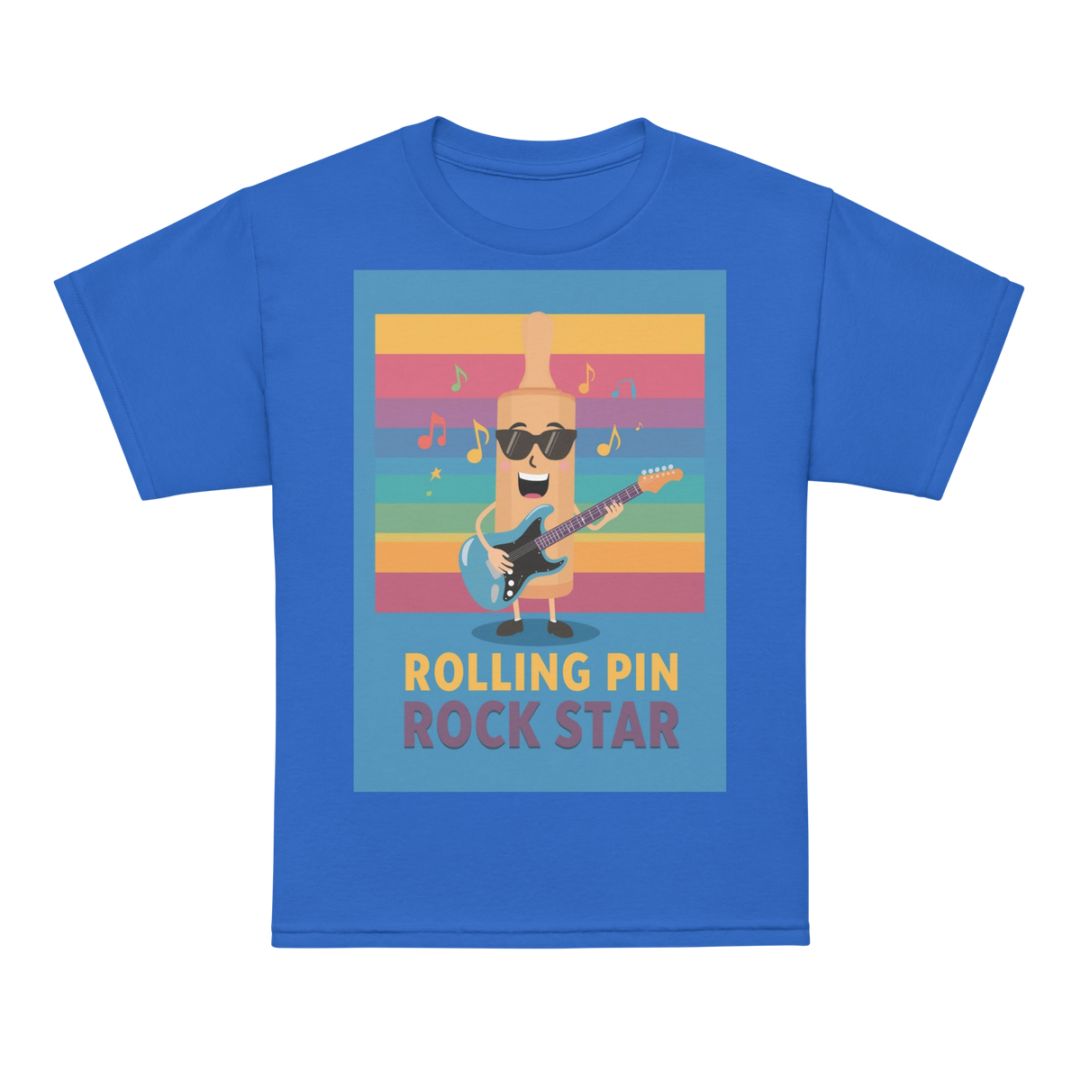 Rolling Pin Rock Star V4 | Youth t-shirt Royal Apparel > Kids' T-Shirts ZomaModa
