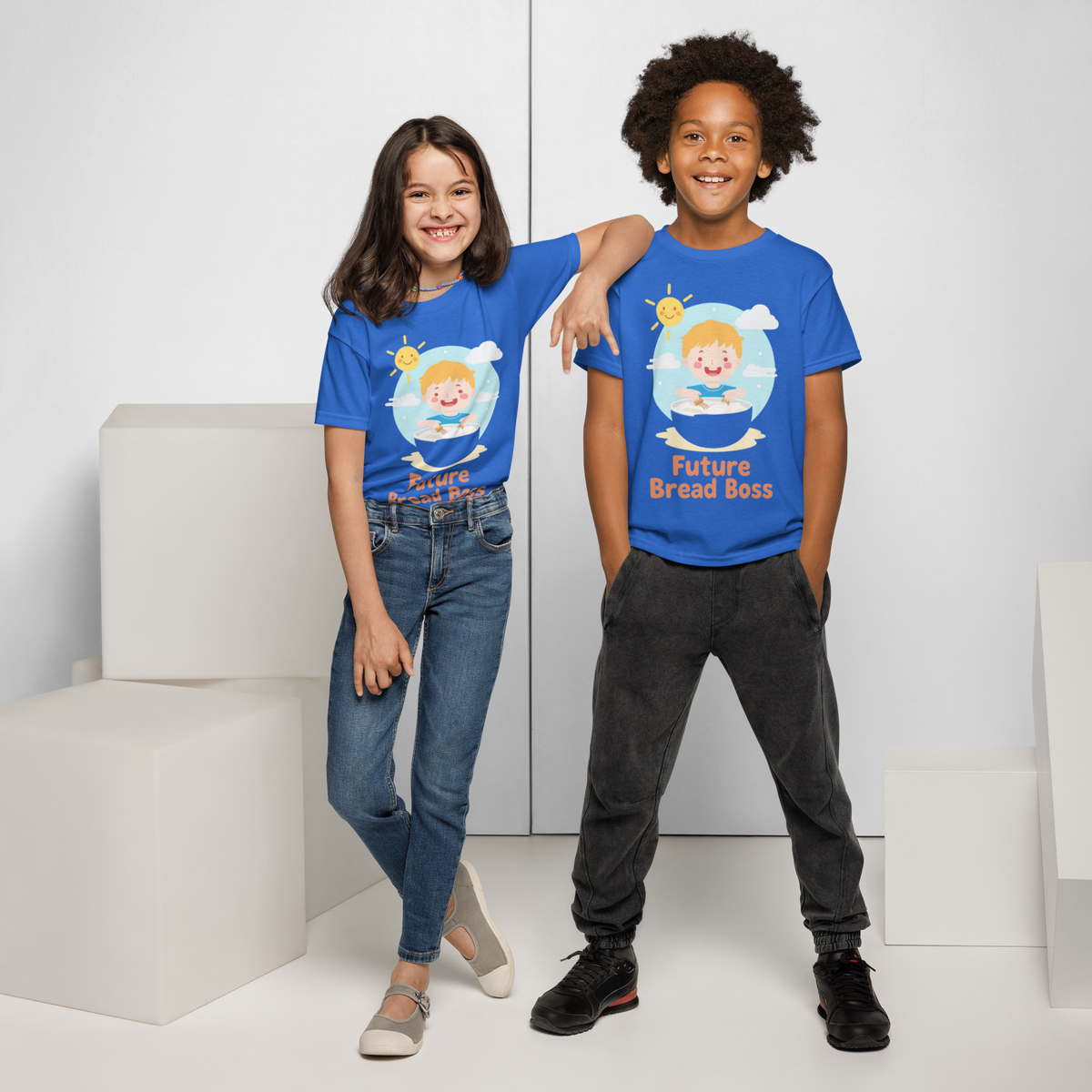 Future Bread Boss V2 | Youth t-shirt Apparel > Kids' T-Shirts ZomaModa
