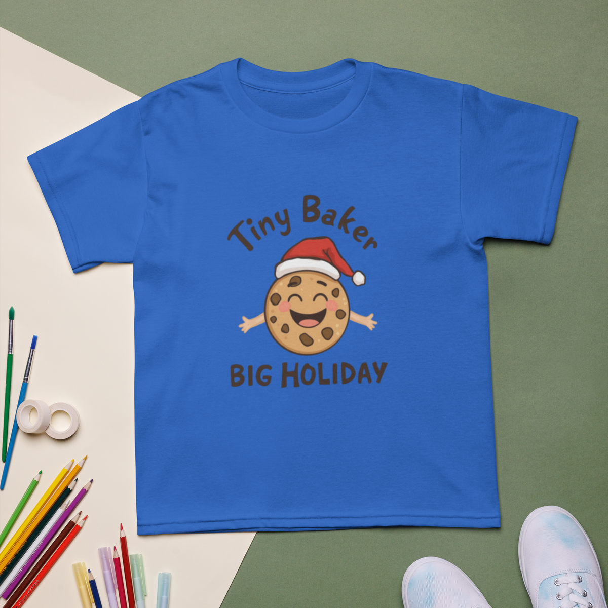 Tiny Baker Holiday V1 | Kids T-Shirt Apparel > Kids' T-Shirts ZomaModa