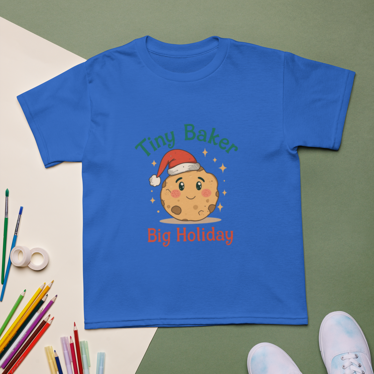 Tiny Baker Holiday V4 | Kids T-Shirt Apparel > Kids' T-Shirts ZomaModa