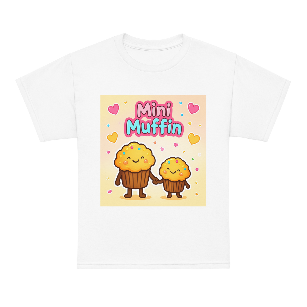Mini Muffin Maker V1 | Youth t-shirt White Apparel > Kids' T-Shirts ZomaModa