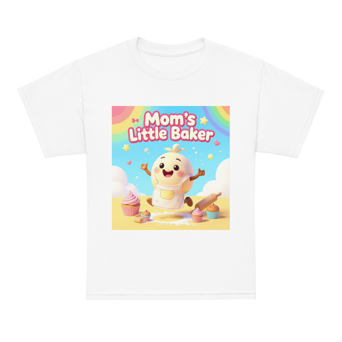 Mom’s Little Baker V1 | Youth t-shirt White Apparel > Kids' T-Shirts ZomaModa