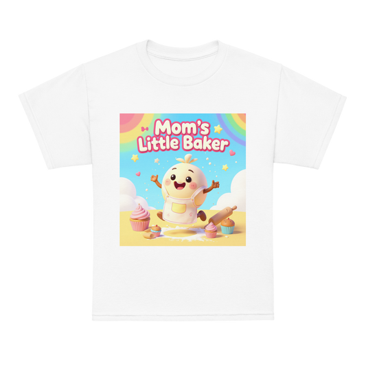Mom’s Little Baker V1 | Youth t-shirt White Apparel > Kids' T-Shirts ZomaModa