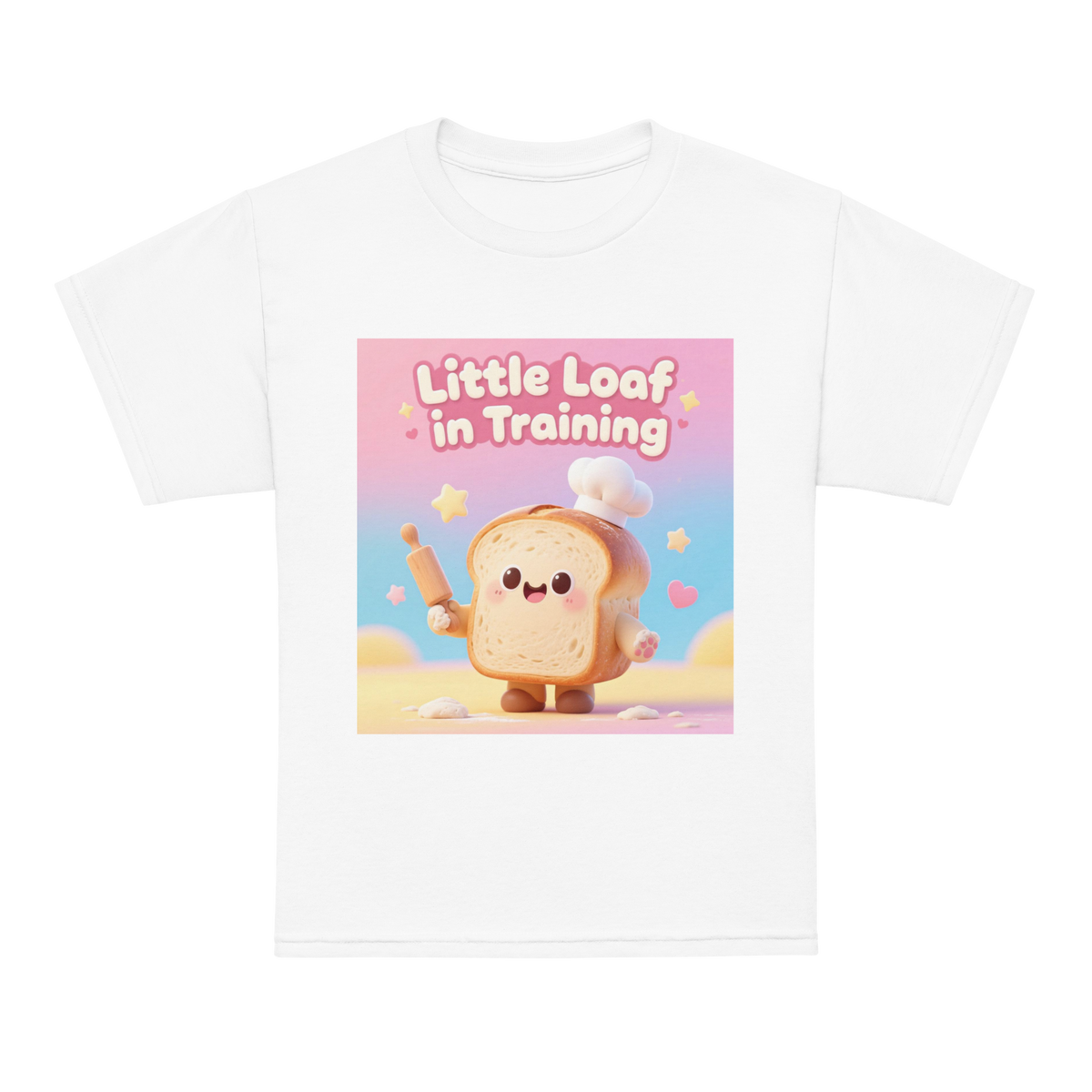 Little Loaf in Training V1 | Youth t-shirt White Apparel > Kids' T-Shirts ZomaModa