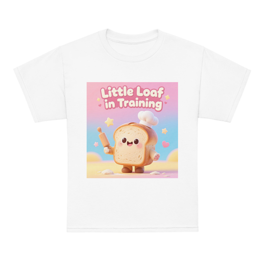 Little Loaf in Training V1 | Youth t-shirt White Apparel > Kids' T-Shirts ZomaModa