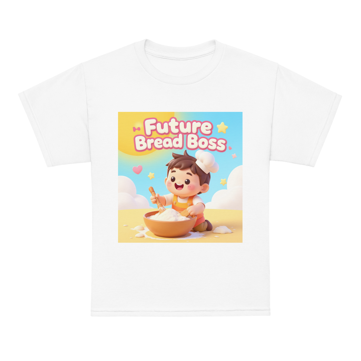 Future Bread Boss V1 | Youth t-shirt White Apparel > Kids' T-Shirts ZomaModa