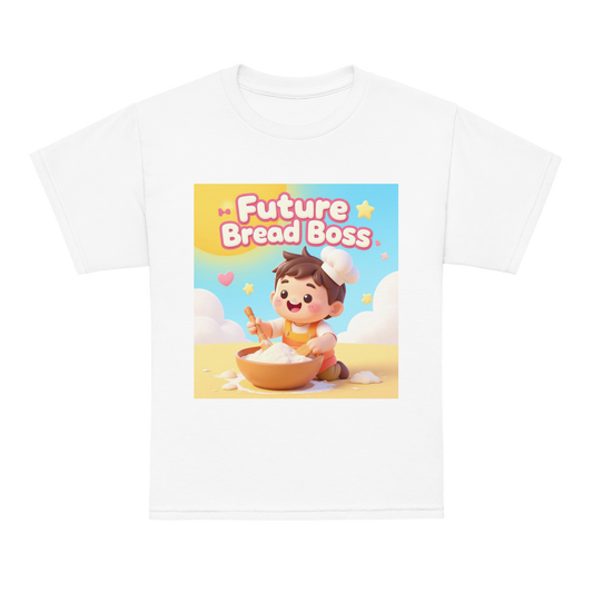 Future Bread Boss V1 | Youth t-shirt White Apparel > Kids' T-Shirts ZomaModa