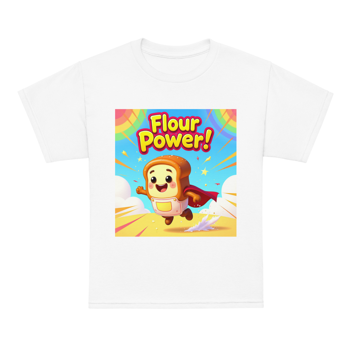 Flour Power V1 | Youth t-shirt White Apparel > Kids' T-Shirts ZomaModa