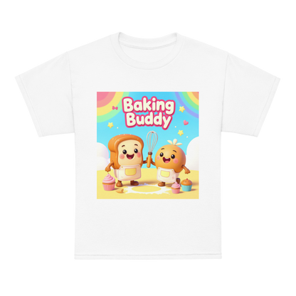 Baking Buddy V1 | Youth t-shirt White Apparel > Kids' T-Shirts ZomaModa