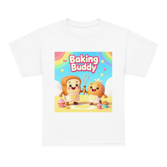 Baking Buddy V1 | Youth t-shirt White Apparel > Kids' T-Shirts ZomaModa