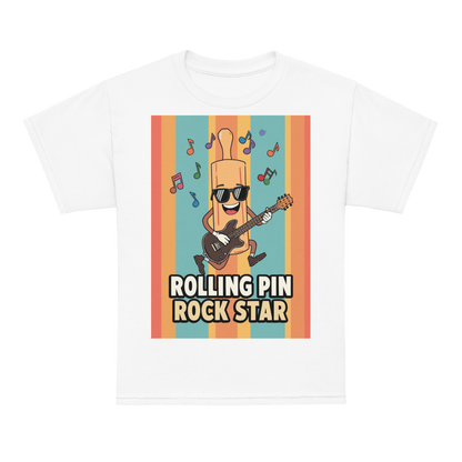 Rolling Pin Rock Star V2 | Youth t-shirt White Apparel > Kids' T-Shirts ZomaModa