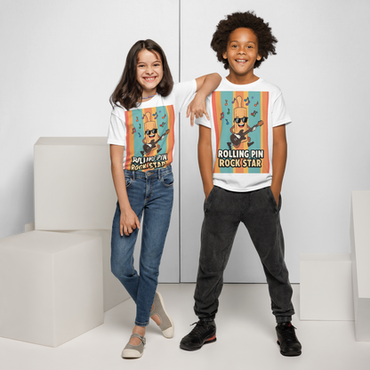 Rolling Pin Rock Star V2 | Youth t-shirt Apparel > Kids' T-Shirts ZomaModa