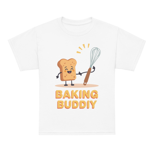 Baking Buddy V2 | Youth t-shirt White Apparel > Kids' T-Shirts ZomaModa