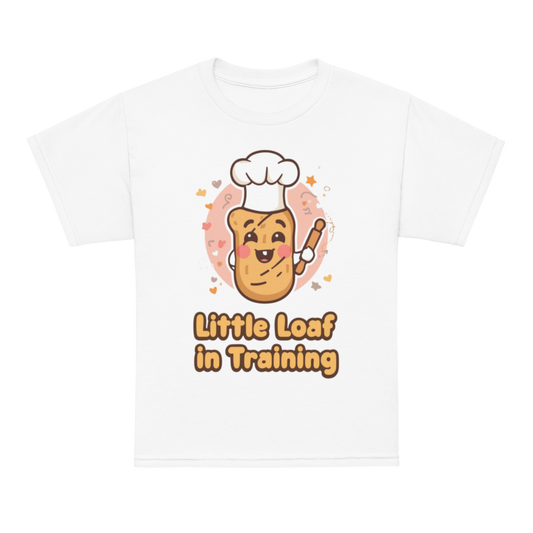 Little Loaf in Training V2 | Youth t-shirt White Apparel > Kids' T-Shirts ZomaModa