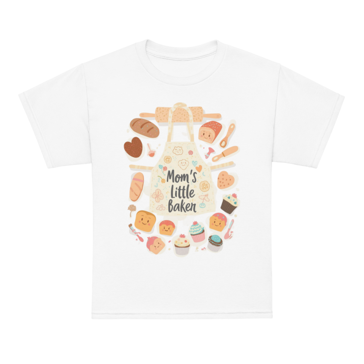 Mom’s Little Baker V2 | Youth t-shirt White Apparel > Kids' T-Shirts ZomaModa