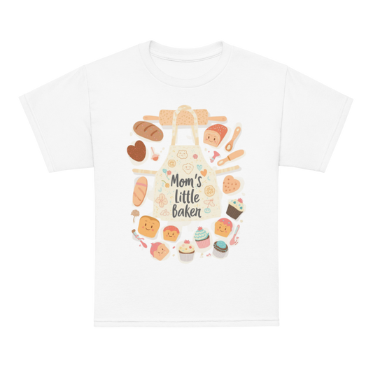 Mom’s Little Baker V2 | Youth t-shirt White Apparel > Kids' T-Shirts ZomaModa