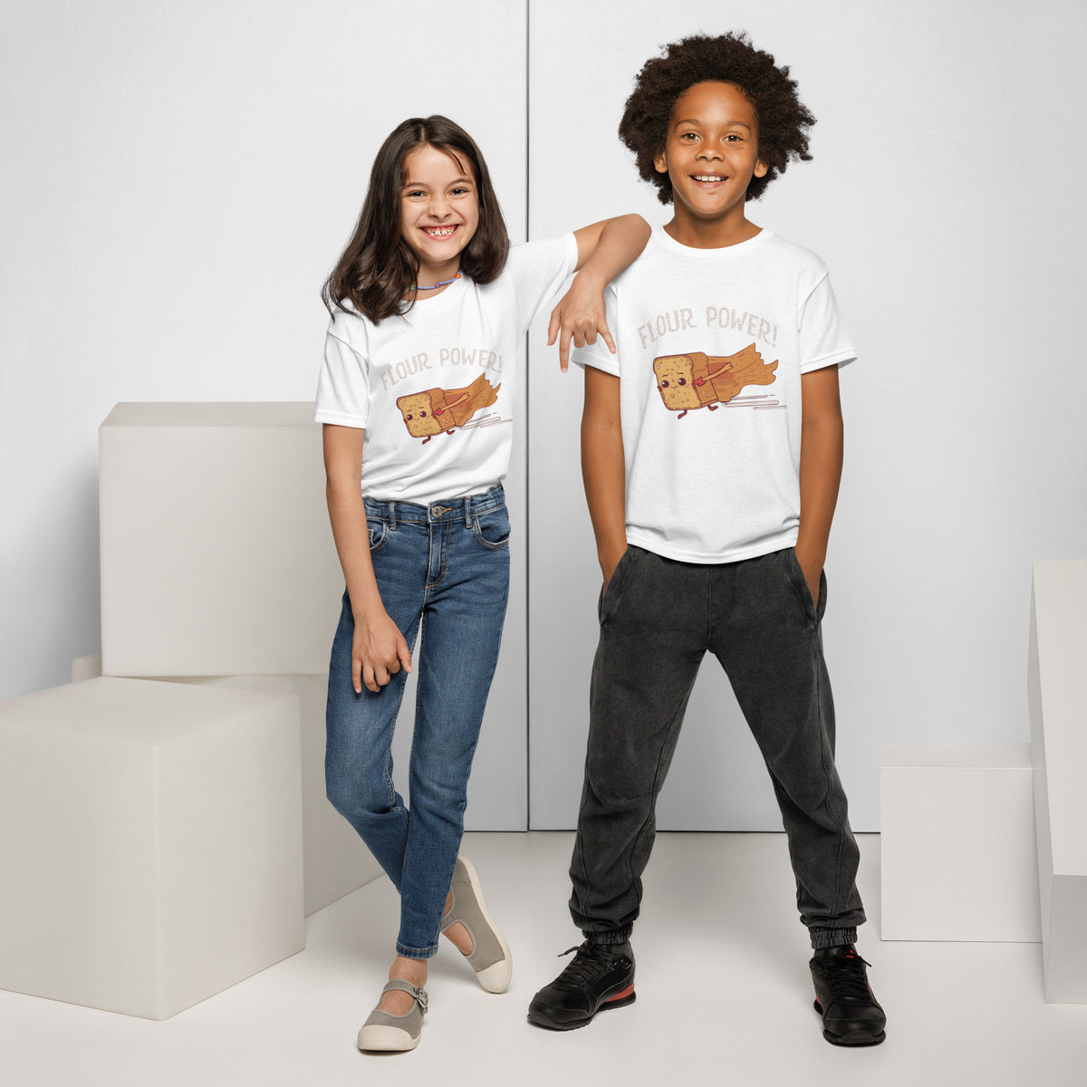 Flour Power V2 | Youth t-shirt Apparel > Kids' T-Shirts ZomaModa