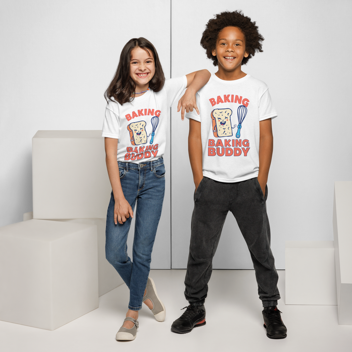 Baking Buddy V3 | Youth t-shirt Apparel > Kids' T-Shirts ZomaModa