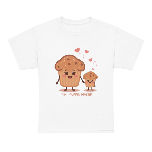 Mini Muffin Maker V3 | Youth t-shirt White Apparel > Kids' T-Shirts ZomaModa