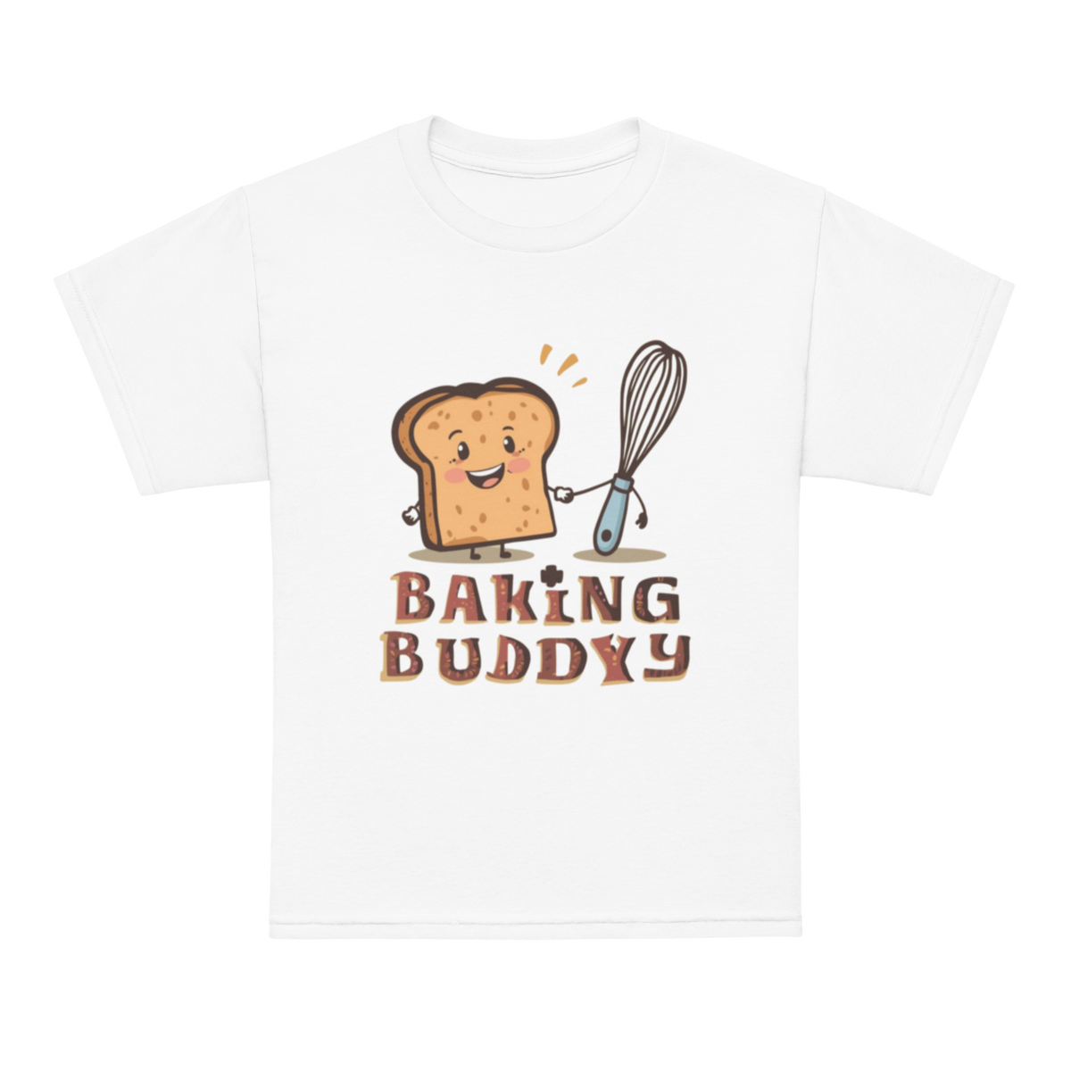 Baking Buddy V4 | Youth t-shirt White Apparel > Kids' T-Shirts ZomaModa