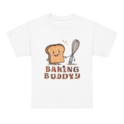 Baking Buddy V4 | Youth t-shirt White Apparel > Kids' T-Shirts ZomaModa