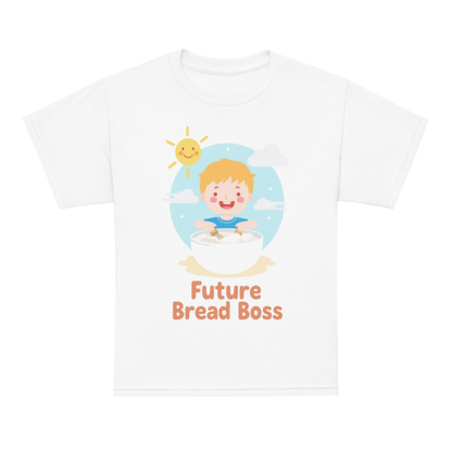 Future Bread Boss V2 | Youth t-shirt White Apparel > Kids' T-Shirts ZomaModa