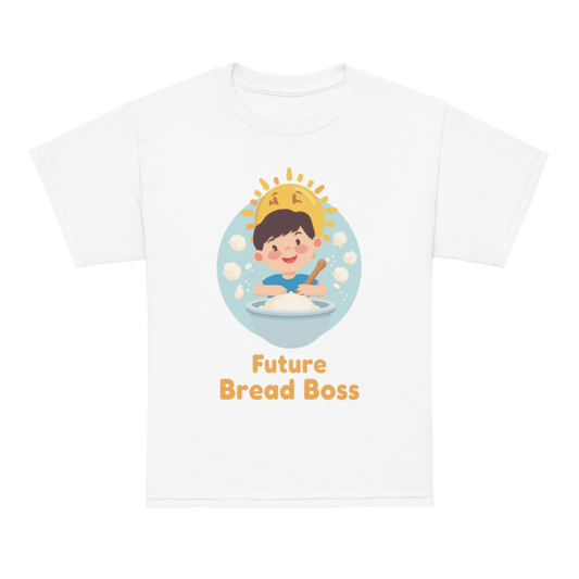 Future Bread Boss V3 | Youth t-shirt White Apparel > Kids' T-Shirts ZomaModa