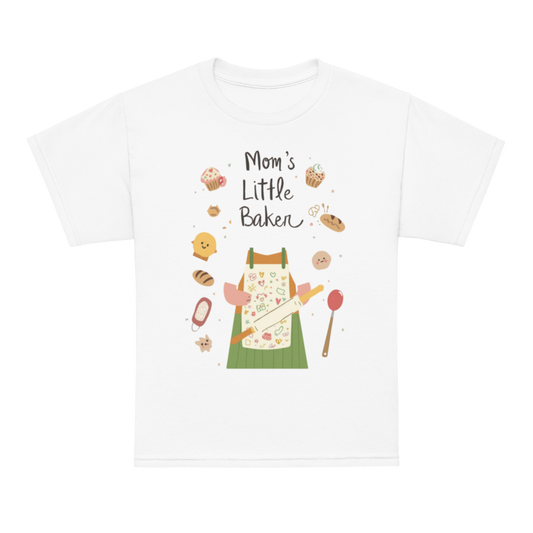 Mom’s Little Baker V3 | Youth t-shirt White Apparel > Kids' T-Shirts ZomaModa
