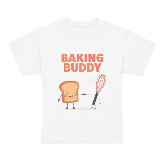 Baking Buddy V5 | Youth t-shirt White Apparel > Kids' T-Shirts ZomaModa