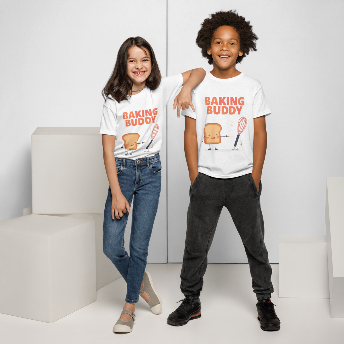 Baking Buddy V5 | Youth t-shirt Apparel > Kids' T-Shirts ZomaModa