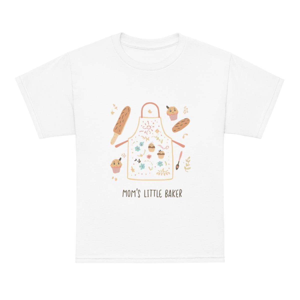 Mom’s Little Baker V4 | Youth t-shirt White Apparel > Kids' T-Shirts ZomaModa