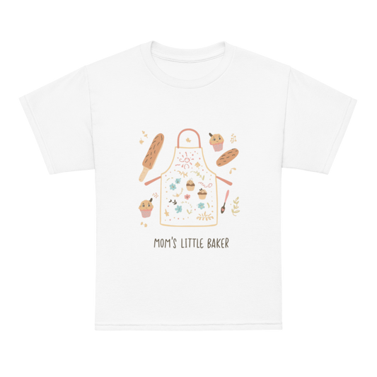 Mom’s Little Baker V4 | Youth t-shirt White Apparel > Kids' T-Shirts ZomaModa